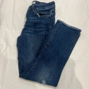 DL1961 Women's Straight Leg Jeans in Dark Blue